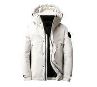 Générique Veste Homme Hiver Manteau Régulière Extérieure Blousons Chaud Épais Manche Longue Doudoune Épaissir Thermique Classique Parka Décontracté Confortable Mes Commandes Beige L