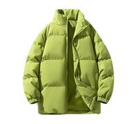 Générique Veste Homme Hiver Parka Col Mao Coton Manteau Chaud Épais Manche Longue Blousons Épaissir Thermique Doudoune Classique Décontracté Confortable Vente Flash Du Jour Et Soldes Vert XXL