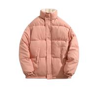 Générique Veste Homme Hiver Parka Col Mao Mode Manteau Chaud Épais Manche Longue Blousons Thermique Classique Décontracté Doudoune Confortable Épaissir Mes Commandes Rose L