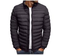 Générique Veste Homme Hiver Parka Matelassée Mode Manteau Chaud Épais Manche Longue Blousons Décontracté Confortable Doudoune Épaissir Thermique Classique Soldes Café XXL