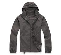 Générique Veste Homme Impérmeable À Capuche Exterieur Coupe Vent Homme Résistant Léger Sport Running Pliable Poncho Veste De Pluie Neige Impermeable Vestes De Randonnée Homme Softshell Hiver Voyage