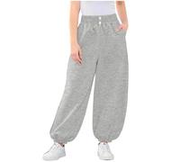 Générique Veste ImperméAble Homme - Pantalon de jogging décontracté pour filles élastique douce cheville tenue jeu confortable quotidien tricot extensible boutons pratique sportive