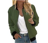 Générique Veste Legere Bomber Femme Chic Blouson Manteau Slim Fit Biker Moto Zipper Court Fleur Imprimer Vestes Blouson Bomber Léger Court Zippé Jacket Bolero Chic et Elegant Manteaux et Blousons