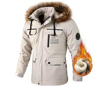 Générique Veste matelassée homme hiver doudoune décontractée en coton épais coupe tendance chaude et légère pour usage quotidien idéale mi-saison style urbain déperlant