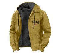 Générique Veste Moto Homme Manteau Long Chaud Capuche Blouson Hiver Coupe Daim Polaires Longue Veste Carreaux Saison Zippée Legere Col Chasse Pull Polaire Homme Hiver Chaud 8XL