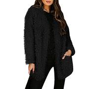 Générique Veste Perfecto Femme Grande Taille - Manteau Décontracté En Peluche À Manches Longues Pour Femmes Manteau Anglais