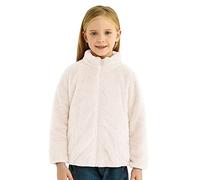 Générique Veste Polaire Sherpa avec Fermeture Éclair Fille Enfant Blouson Polaire Col Montant Chaud Veste Sweat Peluche Hiver Automne Garçon Fille Manteau Décontracté avec Poches Manches Longues