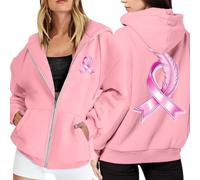 Générique Veste Rose Femme Sweat Capuche Polaire Mi Saison Oversize a Bannière Octobre Pull Zippé Garcon 14 Ans Ruban sans Personnalisable À Sweet