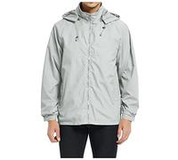 Générique Veste Running Homme Hiver Thermique,Hommes Automne Mode DéContracté LâChe Solide à Capuche ImperméAble Respirant Vol Costume Veste Mince Manteau Haut Chemisier