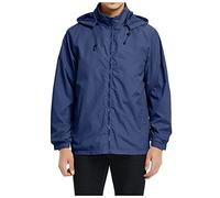 Générique Veste Running Homme Hiver Thermique,Hommes Automne Mode DéContracté LâChe Solide à Capuche ImperméAble Respirant Vol Costume Veste Mince Manteau Haut Chemisier