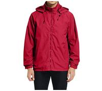 Générique Veste Running Homme Hiver Thermique,Hommes Automne Mode DéContracté LâChe Solide à Capuche ImperméAble Respirant Vol Costume Veste Mince Manteau Haut Chemisier