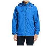 Générique Veste Running Homme Hiver Thermique,Hommes Automne Mode DéContracté LâChe Solide à Capuche ImperméAble Respirant Vol Costume Veste Mince Manteau Haut Chemisier