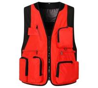 Générique Veste Sans Manche Unisexe - Gilet de Travail Multifonctionnel à Multiples Poches, Veste Utilitaire pour Photographes, Formations et Activités de Recherche, Respirant et Durable