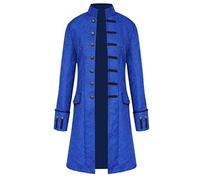 Générique Veste Victorienne Homme,Veste Steampunk Homme Costume Medieval Manteau Renaissance Uniforme De Cour Victorienne Costume Gothique Vintage pour ThèMe Steampunk Et Halloween FêTe