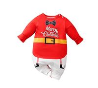 Générique Vetement Bebe Fille NoëL, Costume Bebe Noel DéGuisement Noel Combinaison BéBé GarçOn Hiver BéBé Deguisement VêTements Naissance Costume De pour DéCoration PèRe De NoëL SoiréE