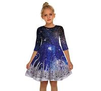 Générique Vetement Bebe Fille, Robe De Noel Fille Habit Pere Noel Pull De Bebe Ensemble | Enfant Bébés Filles C'est Mon 1er / 2ème Anniversaire Robe Princesse