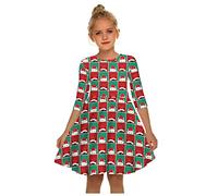 Générique Vetement Bebe Fille, Robe De Noel Fille Habit Pere Noel Pull De Bebe Ensemble | Enfant Bébés Filles C'est Mon 1er / 2ème Anniversaire Robe Princesse