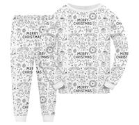 Générique Vetement Bebe Fille Tenue à Peindre, Ensemble de Loisir Créatif à Colorier, Vêtement Personnalisable DIY, Kit Artistique pour Enfant(White, 6-7 Years)