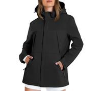 Générique Vetement de Pluie Capuche Veste Velo Femme Automne Manteau Mi Saison Imperméables de Taille Sport Hiver Grande Randonnée Couverture Manteaux Imperméables Femme L