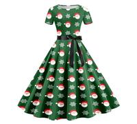 Générique Vêtement Dirndl Femme Costume Party Déguisement Style National Midi Robe Traditionnelle pour l'Oktoberfest légère Tenue d'occasions spéciales la Fête de Bière