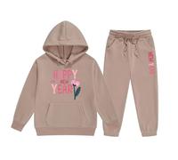 Générique Vetement Fille Hiver Pas Cher Jogging Sweat À Capuche Et pour Garçon Ensemble De Survêtement Bebe Tenues Basket-Ball Garçons Enfant Garcon Carreaux (Kaki,2-3 Ans)