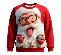 Générique Vetement Noel Pull De Moche Noel Lumineux Et Musical Moche Homme Sweet Famille Tres Pull'de Grande Taille LED Femme Humoristique Village Adulte Ado Le Plus Deco Ridicule Vêtement