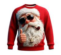 Générique Vetement Noel Pull De Noël Lumineux Et Musical Moche Homme Sweatshirts Tres Pull'de Grande Taille Femme Humoristique Village Adulte Le Plus Deco Ridicule Vêtement pour Les Vacances d'hiver