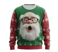 Générique Vetement Noel Pull De Noël Lumineux Et Musical Moche Homme Sweet Famille Tres Pull'de 3XL Grande Taille LED Femme Humoristique Village Adulte Ado Le Plus Deco Ridicule Vêtement Renne