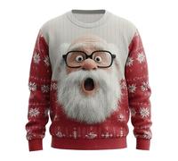 Générique Vetement Noel Pull De Noël Lumineux Et Musical Moche Homme Sweet Famille Tres Pull'de 3XL Grande Taille LED Femme Humoristique Village Adulte Ado Le Plus Deco Ridicule Vêtement Renne