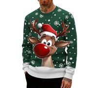 Générique Vetement Noel Pull De Noël Lumineux Et Musical Moche Homme Sweet Famille Tres Pull'de XXXL Grande Taille LED Femme Humoristique Village Adulte Ado Le Plus Deco Ridicule Vêtement Renne