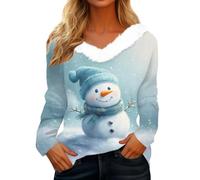 Générique Vetement Noel Sapin Couple Hiver Adulte Polaire Moche Pull Moche Femme Sweat Ugly Déguisement Pere Noel Adulte Jacquard Chaud Lumineux Bonhomme Beau Deguisement Sapin XXL