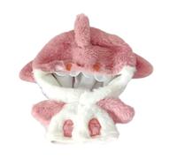 Générique Vêtements de de Requin, 7,87 Pouces de vêtements en Peluche d'anime Doux - vêtements en Peluche d'anime Doux, Accessoires de Jouets habillés, vêtements de à Sweat à Capuche de Requin