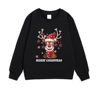 Générique Vêtements De Noël pour Bébé, Enfants Pull Tricoté Sweat Haut d'hiver pour Garçons Filles avec Imprimé Noël Chaud Père Noël Sweatshirt Enfant Veste Hiver Enfant