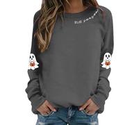 Générique Vêtements Halloween Sweat Oversize Femme T Shirt Tee Capuche Pull Citrouille Vetement Tshirt Costume Squelette Deguisement Hoodie Automne