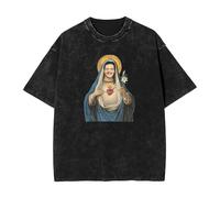 Générique Vêtements Y2K T-Shirts Pedro Pascal Rétro À Manches Courtes Imprimés Intéressants Mode Tendance Assortis (1 S)