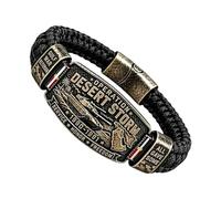 Générique Veteran Desert Theme Bracelet | Men Women Patriotic Wrist Chain