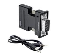 Générique VGA Adapter | VGA Stecker Buchse | USB Zu VA Konerter Kabel | Display Monitor Konverter Für Projektor Laptop PC HDTV Beamer Video Übertragung Anschluss Konverter Plug and Play Kompatibel