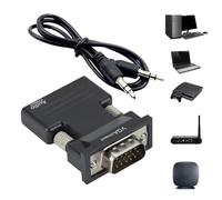 Générique VGA Male Adapter - Converter Cable for Display | Same Connector with Secure Fit, Monitor Adapter Tool, USB to VGA Conversion Accessory for Desktop HDTV Projector