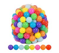 Générique Vibrant Ball Pit Toys - 50 Pack Colorful Play Pit Balls | Durable Thickened Material for, Kids, Boys, Girls, Preschoolers, Sensory Grip-Training Accessories for Safe Indoor Home Activities