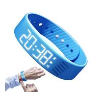 Générique Vibrating Alarm Watch, Silent Digital Clock Smart Wristband, Adjustable Timer Watch, Ideal for School, Travel, Sports, Outdoor, Kids, Women, Men, and Heavy Sleepers Use