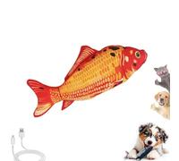 Générique Vibrating Fish for Dogs, Vibrating Floppy Fish Dog Toy Motion Interactive Chew Toy for Small & Medium Dogs