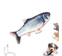 Générique Vibrating Fish for Dogs, Vibrating Floppy Fish Dog Toy Motion Interactive Chew Toy for Small & Medium Dogs
