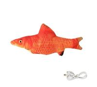 Générique Vibrating Floppy Fish Dog Toy, Interactive Pet Toys for Exercise, Small and Medium Floppy Dog Chew Toy