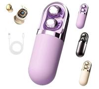 Générique Vibration Massage Bluetooth Headphones,3 Adjustable Modes Waterproof Noise Reduction,Bluetooth 6.0 Wireless Sleep Earbuds,Vibration Earphone Case Provide Relaxation and Massage (Purple)