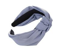 Générique Vibreur pour Chien Femmes Simple Noeud tête Doux Arc Cheveux Cheveux Cerceau Filles Bonbon Ourson (Blue, One Size)