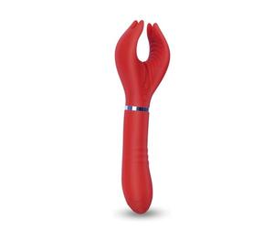 Générique Vibromasseur Gode Clitoridien Point G, Pince À Clitoris Rose Jouet Lapin Vibrateur Clitoris Mamelon Pénis Masseur Stimulateur Avec 7 Modes De Vibration Puissants