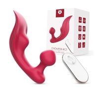 Générique Vibromasseur Point G Portable avec Télécommande avec 9 Modes De Vibration, Masseur Silencieux pour Vagin, Stimulateur De Clitoris Et De Mamelon, Plug Anal Féminin, Jouets Sexuels Oraux,A