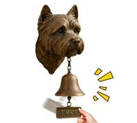 Générique Vintage Dog - Wall Mounted Resin Animal Door Ring