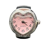 Générique Vintage Fingerringuhr - Dehnbares Band Mit Elastischem Quarzring Für Uhren,Kreative Quarz-Analog-Fingerring-Uhr Für Damen Und Herren