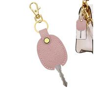 Générique Vintage Key Sleeve - 8cm Leather Guard, Damaged Cover, Elegant Keychain Organizer | Protector For Women Men Daily Carry Storage Accessory Essential Management Kit